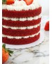 Bolo Red Velvet com Queijo Creme Vegan
