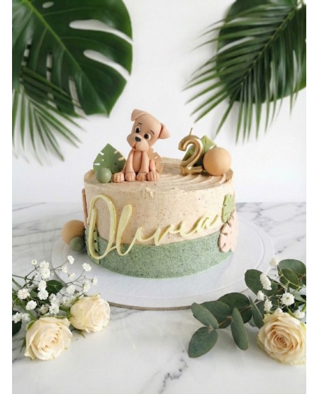 Bolo com Topo Animal - Baby Friendly