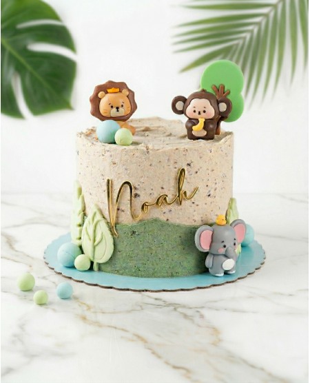 Bolo com Topo Animal - Baby Friendly